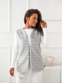 Women\'s fur vest, light gray 02114 - Online store - Boutique